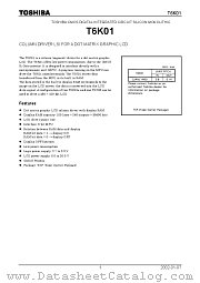 T6K01 datasheet pdf TOSHIBA