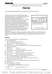 T6K18 datasheet pdf TOSHIBA