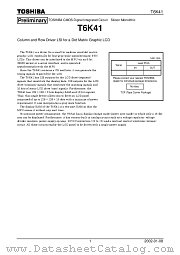 T6K41 datasheet pdf TOSHIBA