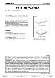 TA1218N datasheet pdf TOSHIBA