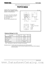 TOTX180A datasheet pdf TOSHIBA