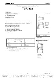 TLP3502 datasheet pdf TOSHIBA