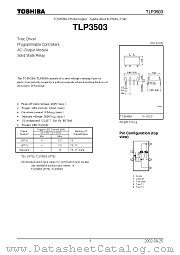 TLP3503 datasheet pdf TOSHIBA