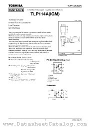 TLP114A(IGM) datasheet pdf TOSHIBA