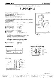 TLP250(INV) datasheet pdf TOSHIBA