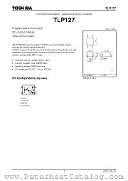 TLP127 datasheet pdf TOSHIBA