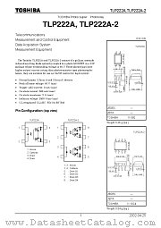 TLP222A datasheet pdf TOSHIBA