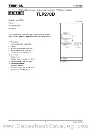 TLP270D datasheet pdf TOSHIBA
