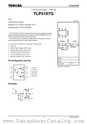 TLP4197G datasheet pdf TOSHIBA