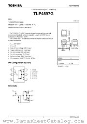 TLP4597G datasheet pdf TOSHIBA