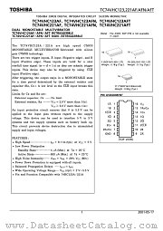 TC74VHC221AFN datasheet pdf TOSHIBA