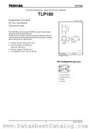 TLP180 datasheet pdf TOSHIBA