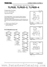 TLP620-2 datasheet pdf TOSHIBA