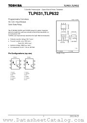 TLP632 datasheet pdf TOSHIBA