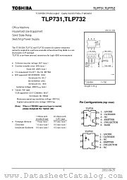 TLP732 datasheet pdf TOSHIBA