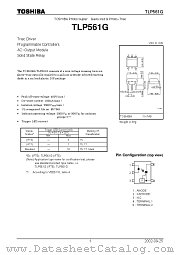 TLP561G datasheet pdf TOSHIBA