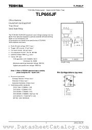 TLP666JF datasheet pdf TOSHIBA