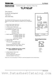 TLP763JF datasheet pdf TOSHIBA