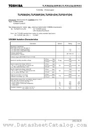 TLP250(D4) datasheet pdf TOSHIBA