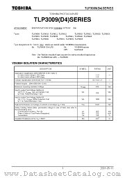 TLP3009(D4)SERIES datasheet pdf TOSHIBA