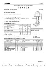 TLN102 datasheet pdf TOSHIBA