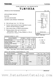 TLN103A datasheet pdf TOSHIBA