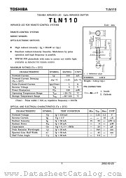 TLN110 datasheet pdf TOSHIBA
