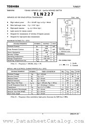 TLN227 datasheet pdf TOSHIBA