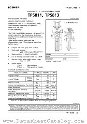 TPS813 datasheet pdf TOSHIBA