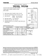 TPS706 datasheet pdf TOSHIBA