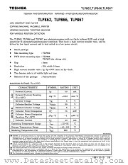 TLP867 datasheet pdf TOSHIBA