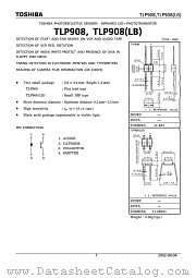 TLP908(LB) datasheet pdf TOSHIBA