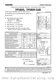 TPS605 datasheet pdf TOSHIBA