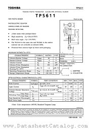 TPS611 datasheet pdf TOSHIBA