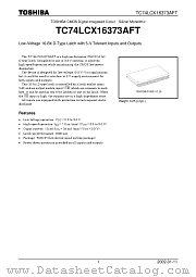 TC74LCX16373AFT datasheet pdf TOSHIBA