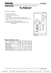 TLPGE247 datasheet pdf TOSHIBA