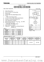 TLRH1100(T09) datasheet pdf TOSHIBA