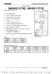 S4F43Z1(T10) datasheet pdf TOSHIBA