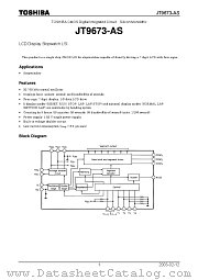 JT9673-AS datasheet pdf TOSHIBA