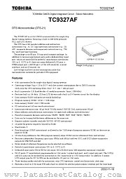 TC9327AF datasheet pdf TOSHIBA