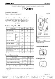 TPC6101 datasheet pdf TOSHIBA