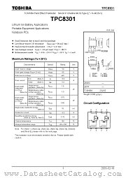 TPC8301 datasheet pdf TOSHIBA