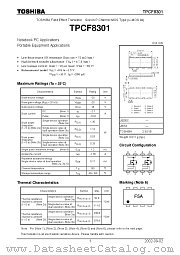 TPCF8301 datasheet pdf TOSHIBA