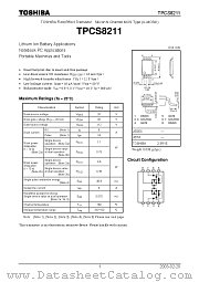 TPCS8211 datasheet pdf TOSHIBA