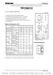 TPCS8212 datasheet pdf TOSHIBA