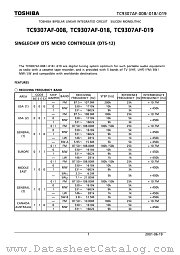 TC9307AF-008 datasheet pdf TOSHIBA