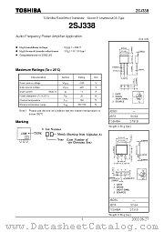 2SJ338 datasheet pdf TOSHIBA