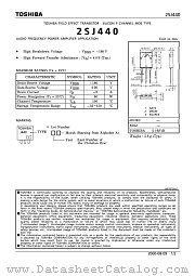 2SJ440 datasheet pdf TOSHIBA