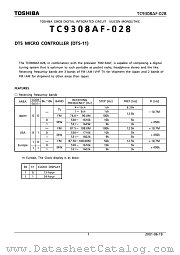 TC9308AF-028 datasheet pdf TOSHIBA