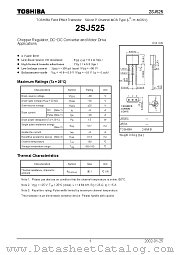 2SJ525 datasheet pdf TOSHIBA